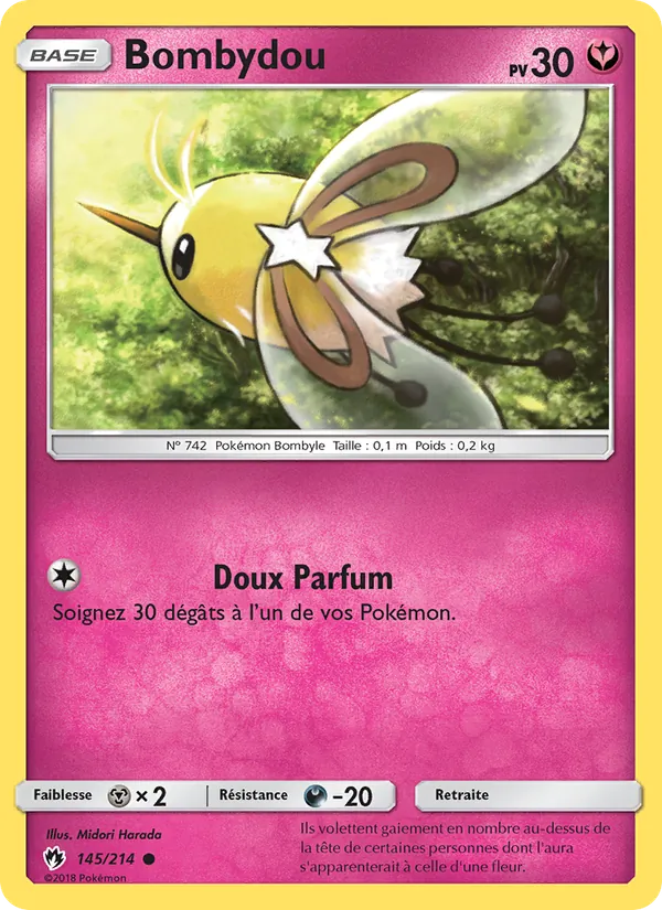 Carte Pokémon Bombydou de l'extension Tonnerre Perdu