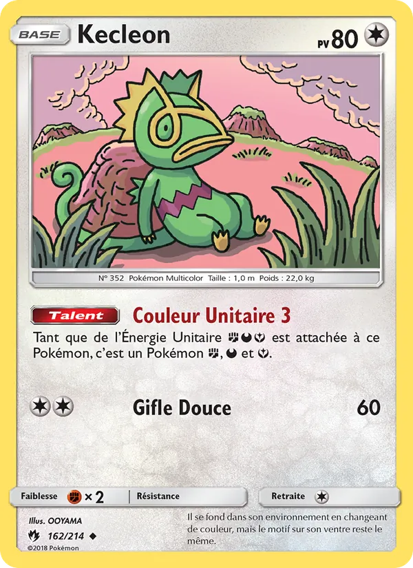 Carte Pokémon Kecleon de l'extension Tonnerre Perdu