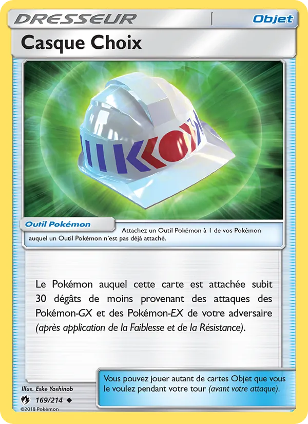 Carte Pokémon Casque Choix de l'extension Tonnerre Perdu
