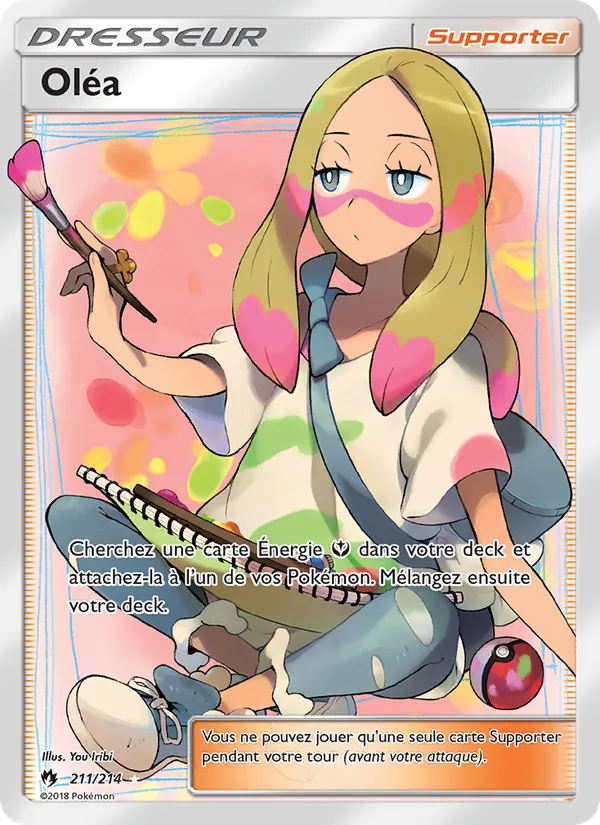 Carte Pokémon Oléa de l'extension Tonnerre Perdu