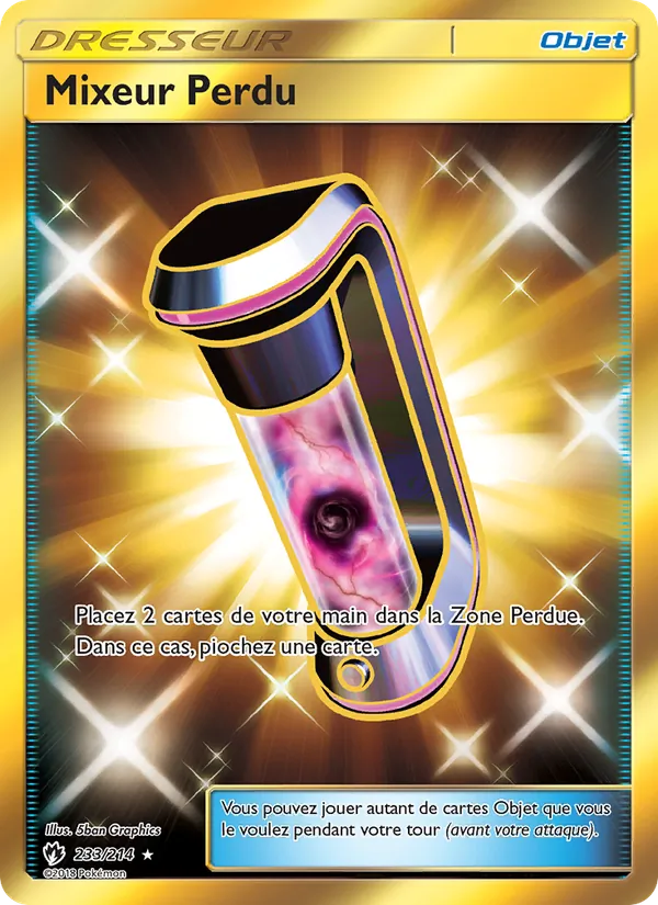 Carte Pokémon Mixeur Perdu de l'extension Tonnerre Perdu