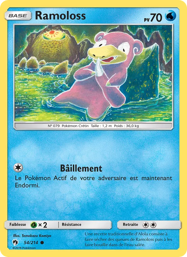 Carte Pokémon Ramoloss de l'extension Tonnerre Perdu