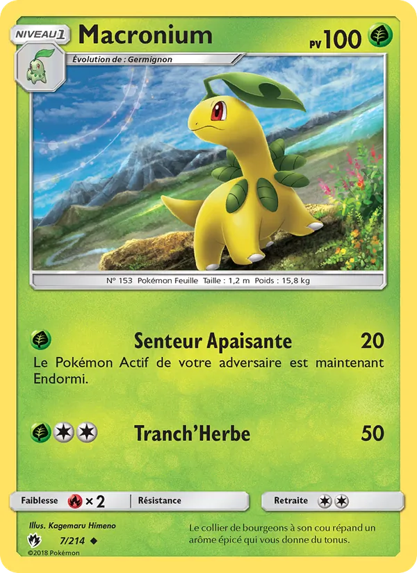 Carte Pokémon Macronium de l'extension Tonnerre Perdu