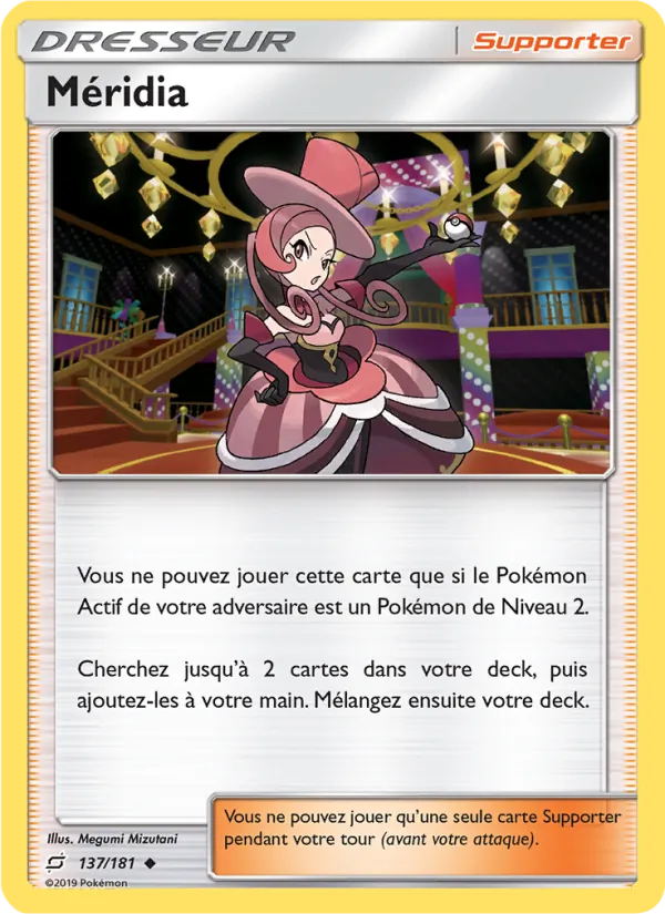 Carte Pokémon Méridia de l'extension Duo de Choc