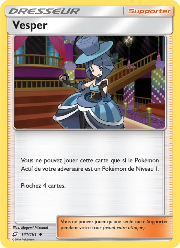 Carte Pokémon Vesper de l'extension Duo de Choc