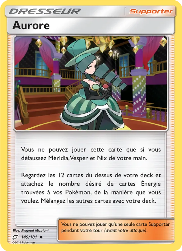 Carte Pokémon Aurore de l'extension Duo de Choc
