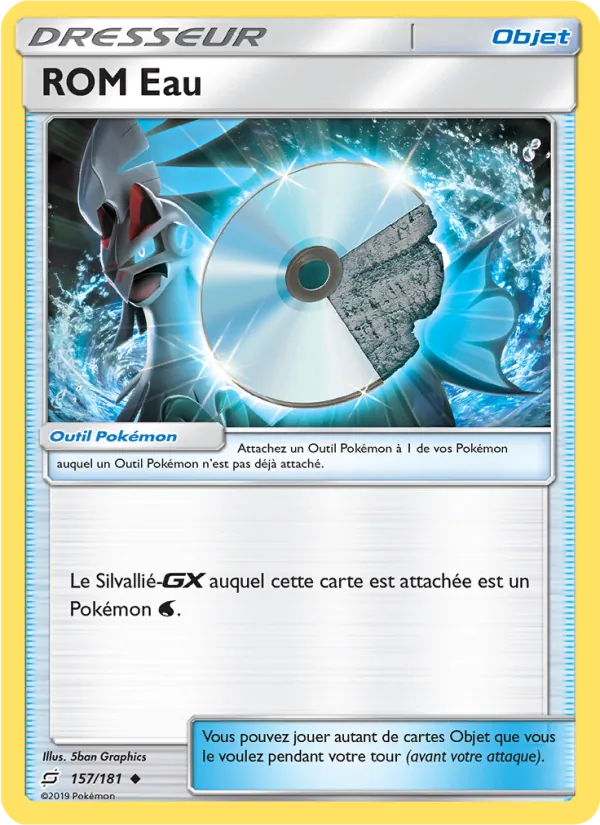 Carte Pokémon ROM Eau de l'extension Duo de Choc