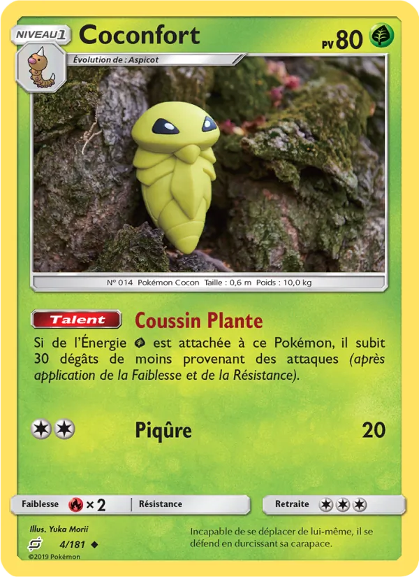 Carte Pokémon Coconfort de l'extension Duo de Choc