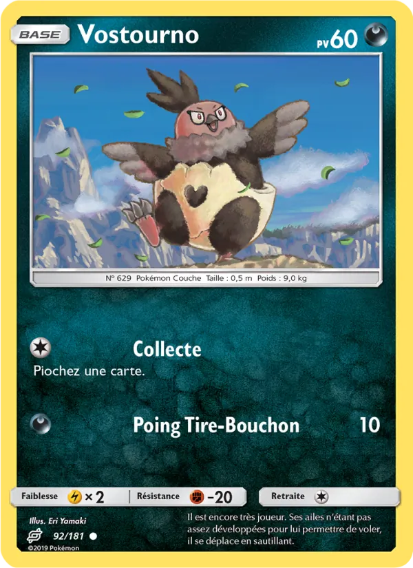 Carte Pokémon Vostourno de l'extension Duo de Choc