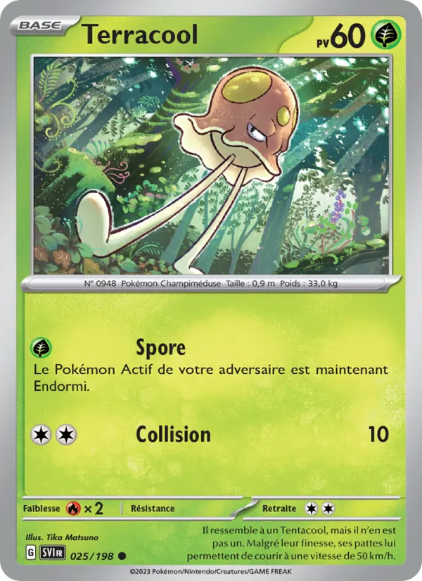 Carte Pokémon Terracool de l'extension Écarlate et Violet