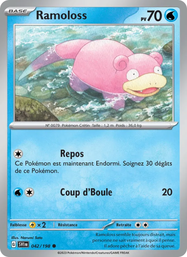 Carte Pokémon Ramoloss de l'extension Écarlate et Violet