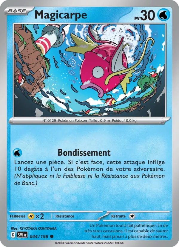 Carte Pokémon Magicarpe de l'extension Écarlate et Violet