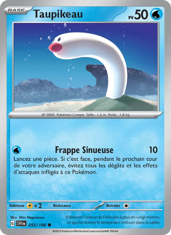 Carte Pokémon Taupikeau de l'extension Écarlate et Violet