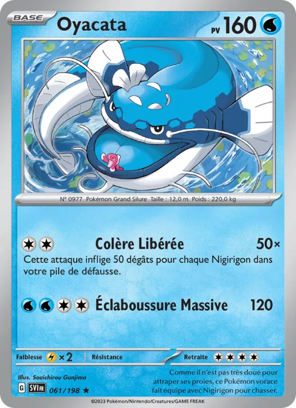 Carte Pokémon Oyacata de l'extension Écarlate et Violet