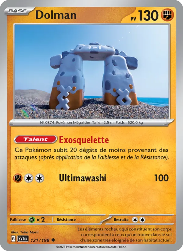 Carte Pokémon Dolman de l'extension Écarlate et Violet