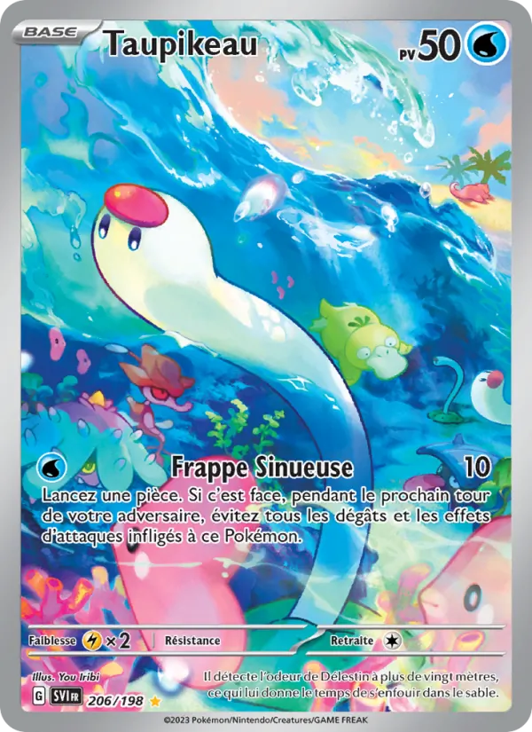 Carte Pokémon Taupikeau de l'extension Écarlate et Violet