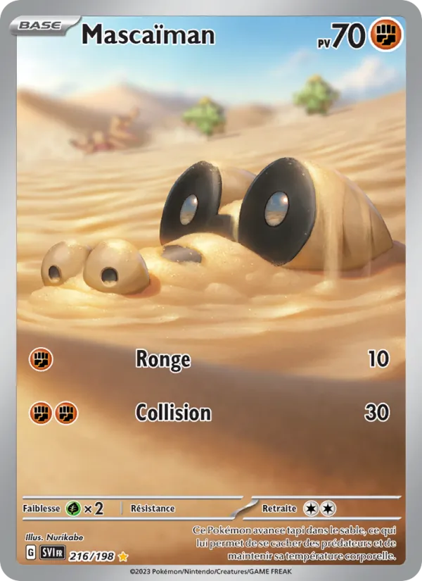 Carte Pokémon Mascaïman de l'extension Écarlate et Violet