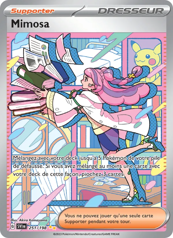 Carte Pokémon Mimosa de l'extension Écarlate et Violet