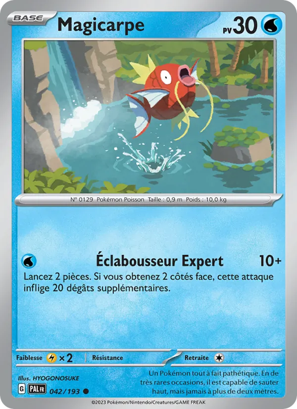 Carte Pokémon Magicarpe de l'extension Évolutions à Paldea