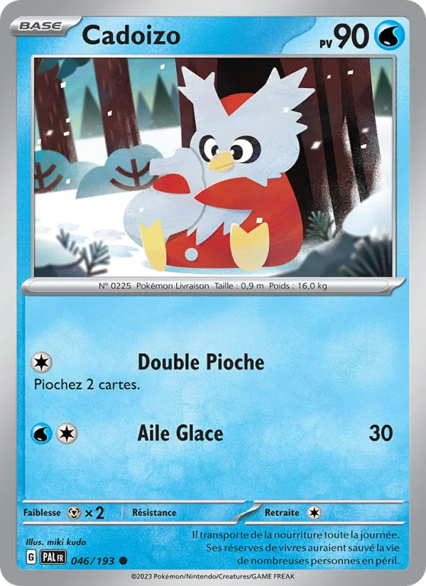 Carte Pokémon Cadoizo de l'extension Évolutions à Paldea