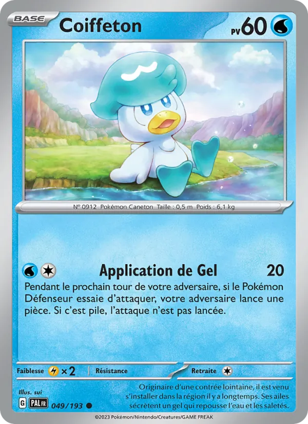 Carte Pokémon Coiffeton de l'extension Évolutions à Paldea