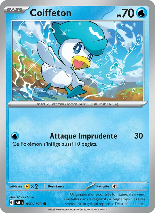 Carte Pokémon Coiffeton de l'extension Évolutions à Paldea