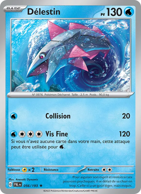 Carte Pokémon Délestin de l'extension Évolutions à Paldea