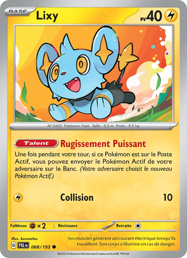 Carte Pokémon Lixy de l'extension Évolutions à Paldea