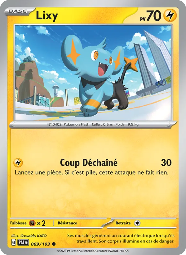 Carte Pokémon Lixy de l'extension Évolutions à Paldea
