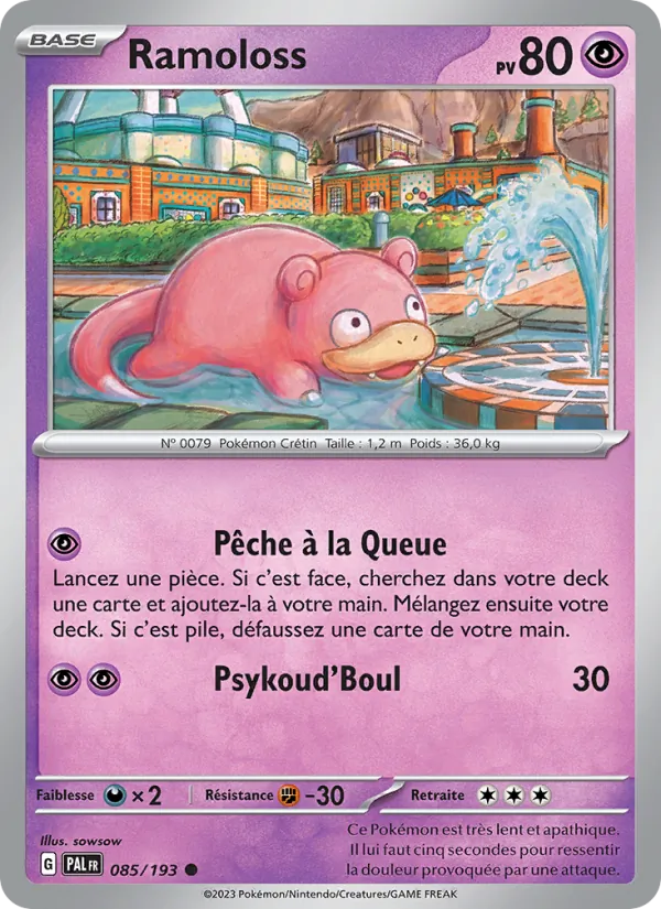 Carte Pokémon Ramoloss de l'extension Évolutions à Paldea