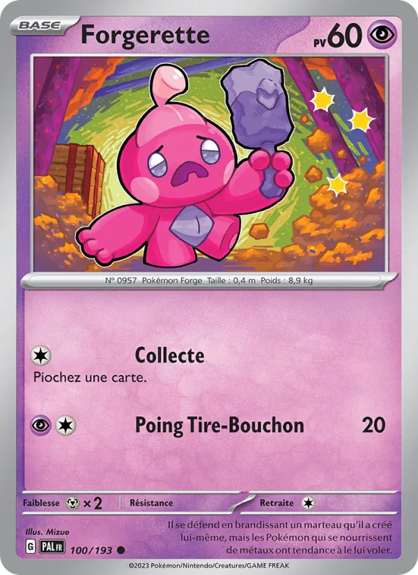 Carte Pokémon Forgerette de l'extension Évolutions à Paldea