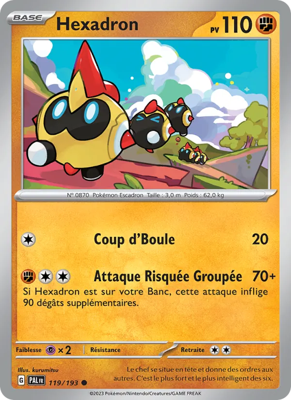 Carte Pokémon Hexadron de l'extension Évolutions à Paldea