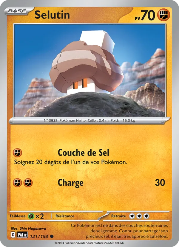 Carte Pokémon Selutin de l'extension Évolutions à Paldea