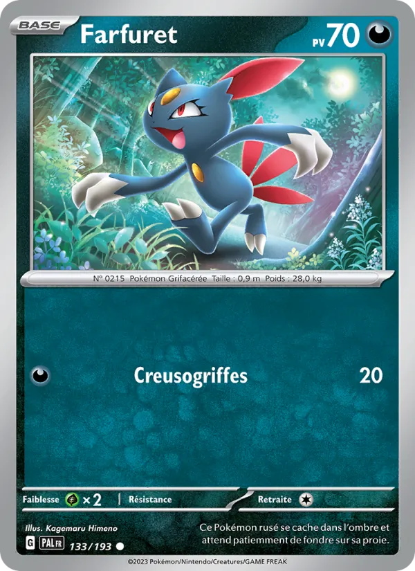 Carte Pokémon Farfuret de l'extension Évolutions à Paldea