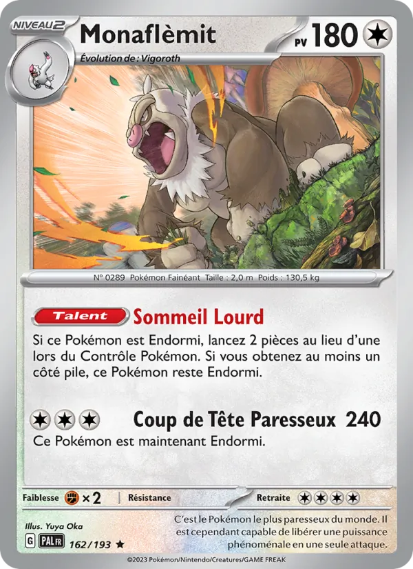 Carte Pokémon Monaflèmit de l'extension Évolutions à Paldea