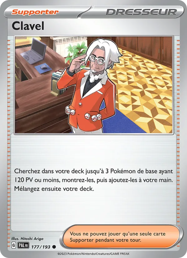 Carte Pokémon Clavel de l'extension Évolutions à Paldea
