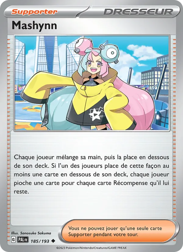 Carte Pokémon Mashynn de l'extension Évolutions à Paldea