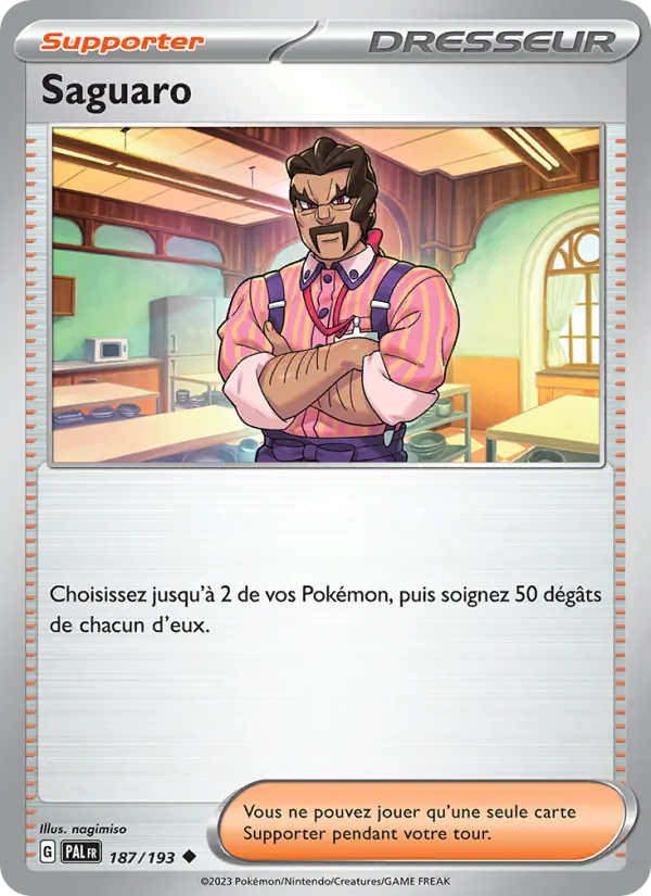 Carte Pokémon Saguaro de l'extension Évolutions à Paldea