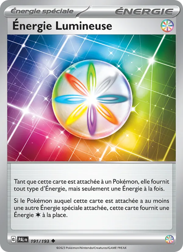 Carte Pokémon Énergie Lumineuse de l'extension Évolutions à Paldea