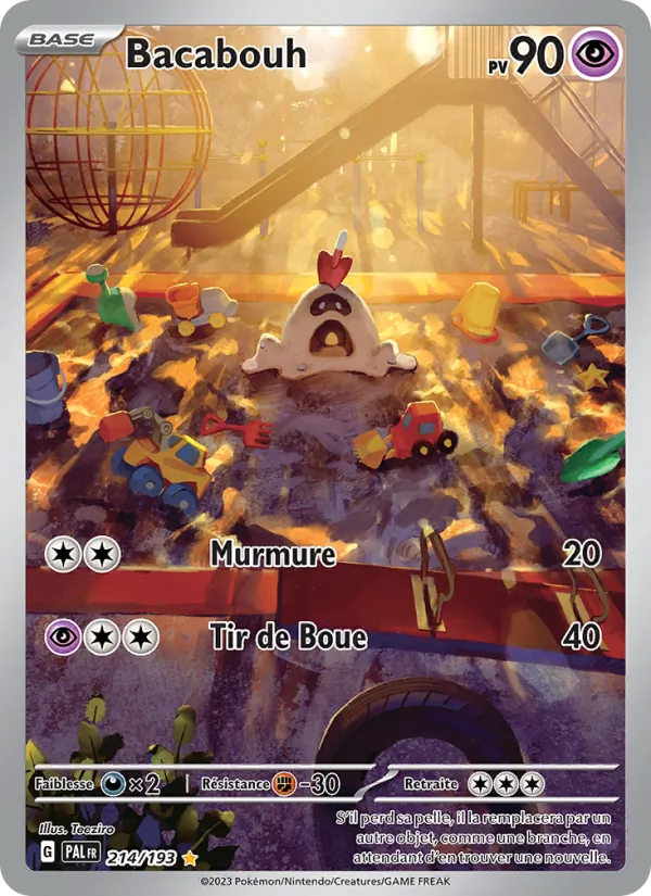 Carte Pokémon Bacabouh de l'extension Évolutions à Paldea