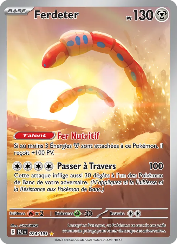 Carte Pokémon Ferdeter de l'extension Évolutions à Paldea