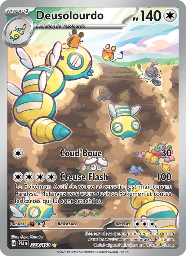 Carte Pokémon Deusolourdo de l'extension Évolutions à Paldea