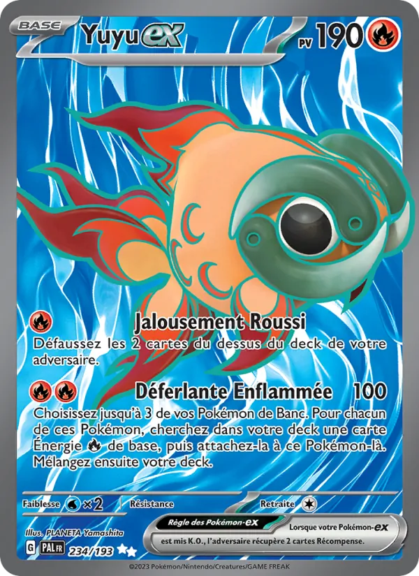 Carte Pokémon Yuyu-ex de l'extension Évolutions à Paldea