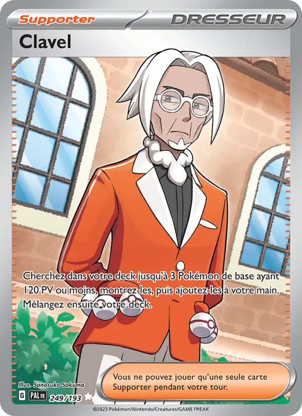 Carte Pokémon Clavel de l'extension Évolutions à Paldea