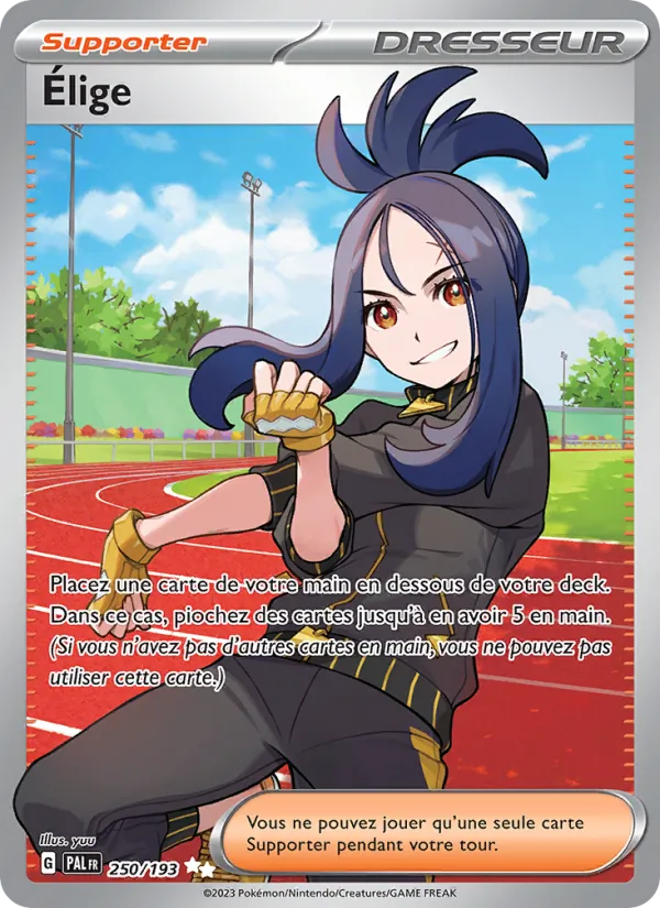 Carte Pokémon Élige de l'extension Évolutions à Paldea