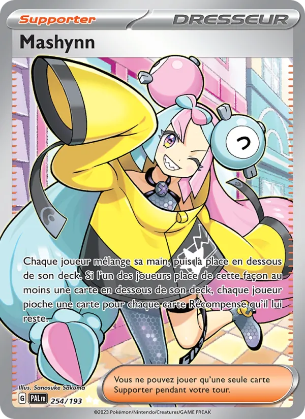 Carte Pokémon Mashynn de l'extension Évolutions à Paldea