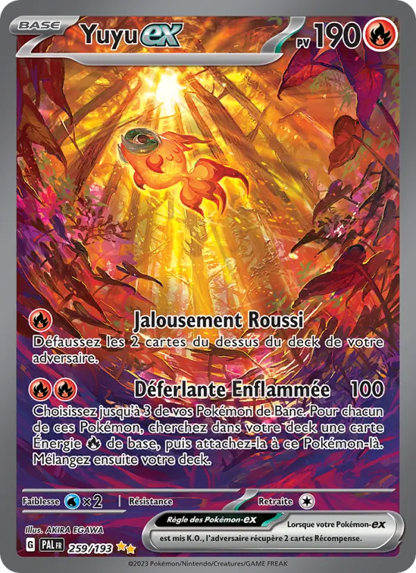 Carte Pokémon Yuyu-ex de l'extension Évolutions à Paldea