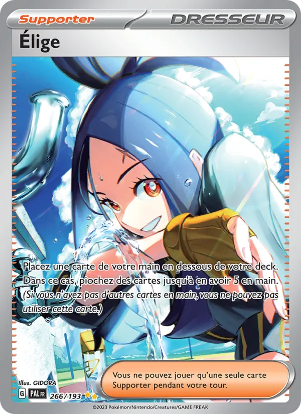 Carte Pokémon Élige de l'extension Évolutions à Paldea