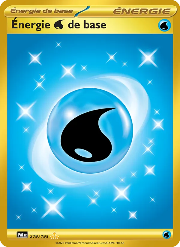 Carte Pokémon Énergie Water de base de l'extension Évolutions à Paldea