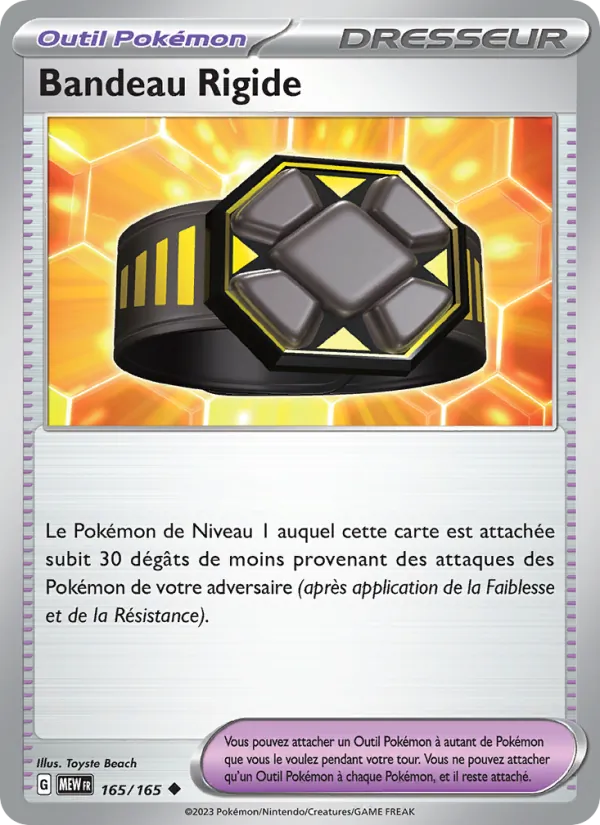 Carte Pokémon Bandeau Rigide de l'extension 151